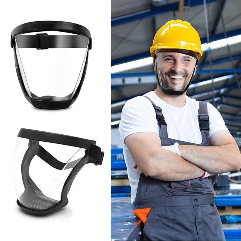 Anti Pollution Mask - Maschera Protettiva Trasparente Riutilizzabile Antipolvere e
